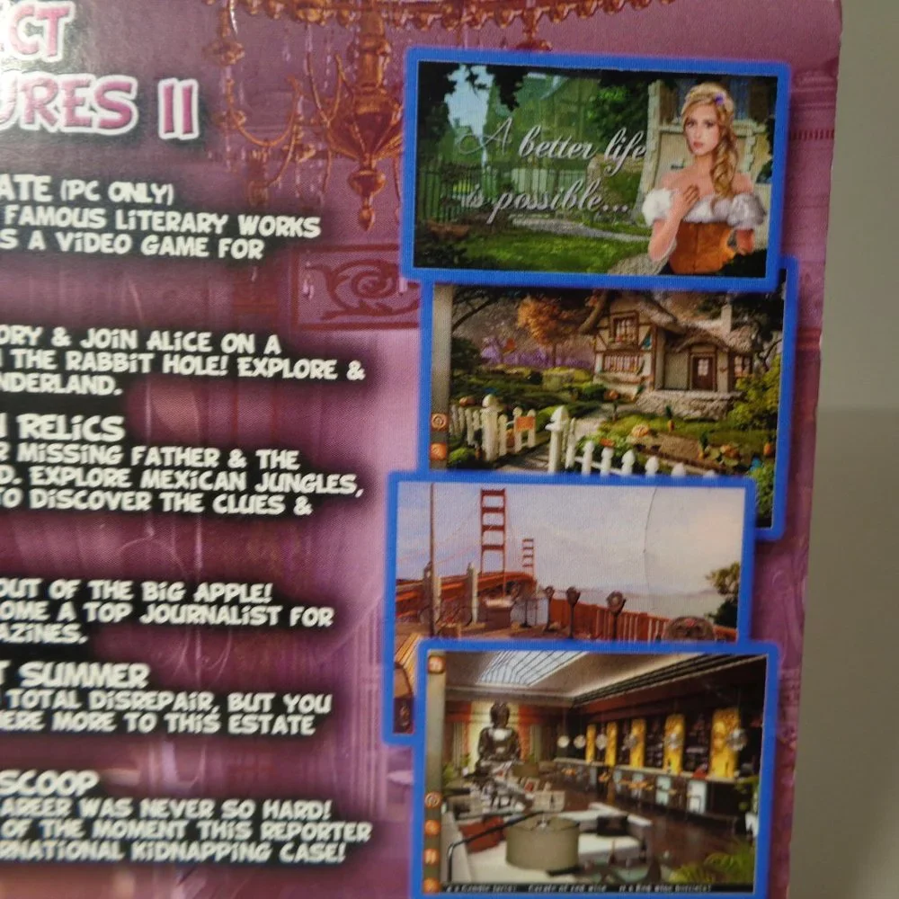 HIDDEN OBJECT CLASSIC ADVENTURES II 6 Pack New PC WIN MAC DVD-ROM Video Game